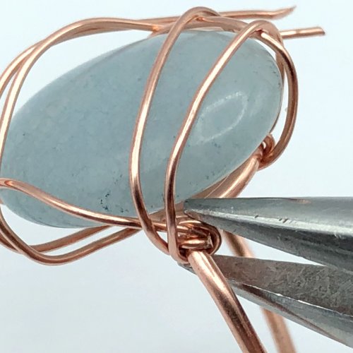 Erika Pal's Daintiness Wrap Ring  - , Contemporary Wire Jewelry, Wire Wrapping, Wrapping, Wire Wrapping Jewelry, wrap ring