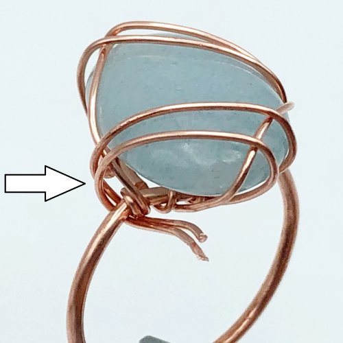 Erika Pal's Daintiness Wrap Ring  - , Contemporary Wire Jewelry, Wire Wrapping, Wrapping, Wire Wrapping Jewelry, wrap ring