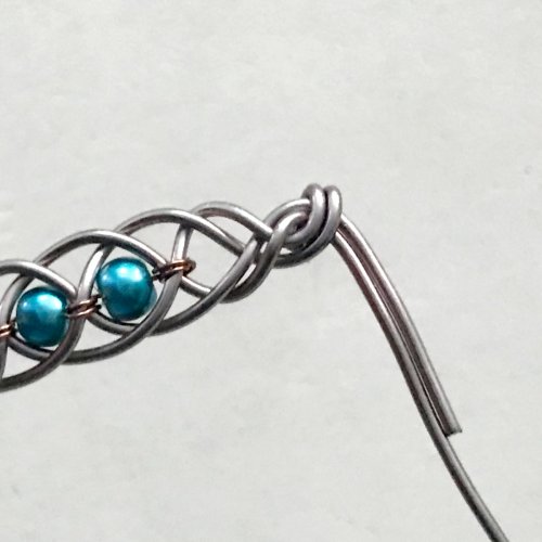 Erika Pal's Charm Hoop Earrings - , Contemporary Wire Jewelry, Lashing, Wire Lashing, Wire Wrapping, Wrapping, Wire Wrapping Jewelry, Beads, charm hoop earrings