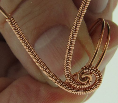 Susan Barzacchini's Swirl Ring - , Contemporary Wire Jewelry, Coiling, Coiling Wire, Wire Coiling, swirl ring