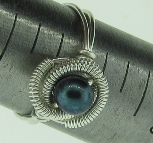 Susan Barzacchini's Swirl Ring - , Contemporary Wire Jewelry, Coiling, Coiling Wire, Wire Coiling, swirl ring