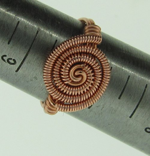 Susan Barzacchini's Swirl Ring - , Contemporary Wire Jewelry, Coiling, Coiling Wire, Wire Coiling, swirl ring