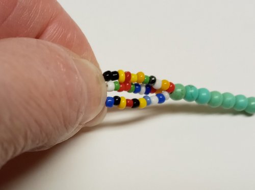 Seed Bead and Nugget Necklace | Beading
