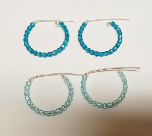 Jewelry Making Tutorial: Beaded Wire Hoop Earrings – Beads, Inc.