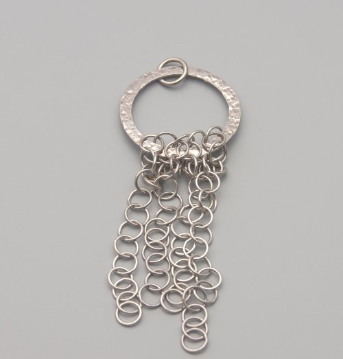 Kylie Jones's Flowing Chain Pendant - , Contemporary Wire Jewelry, Beads, Flowing chain pendant