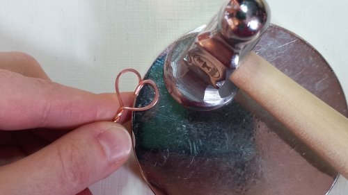 Elizabeth Schultz's Key to My Heart - , Contemporary Wire Jewelry, Wire Wrapping, Wrapping, Wire Wrapping Jewelry, Weaving, Wire Weaving, Weaving Wire, key to my heart