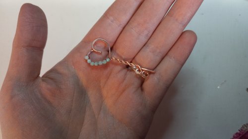 Elizabeth Schultz's Key to My Heart - , Contemporary Wire Jewelry, Wire Wrapping, Wrapping, Wire Wrapping Jewelry, Weaving, Wire Weaving, Weaving Wire, key to my heart