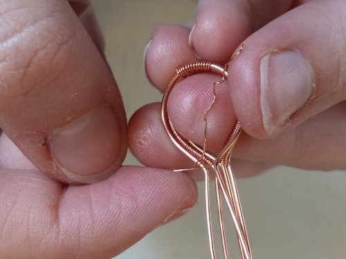 Elizabeth Schultz's Woven Wire Cabochon Pendant - , Wire Weaving, Weaving, Wire Weaving, Weaving Wire, woven wire cabochon pendant