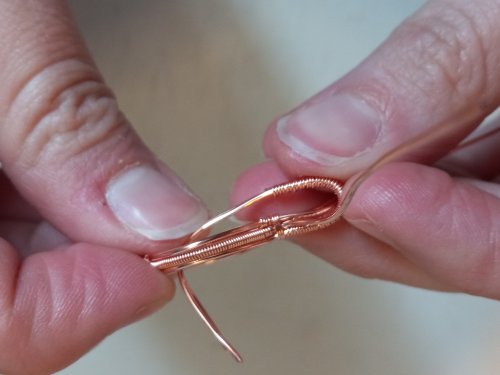 Elizabeth Schultz's Woven Wire Cabochon Pendant - , Wire Weaving, Weaving, Wire Weaving, Weaving Wire, woven wire cabochon pendant