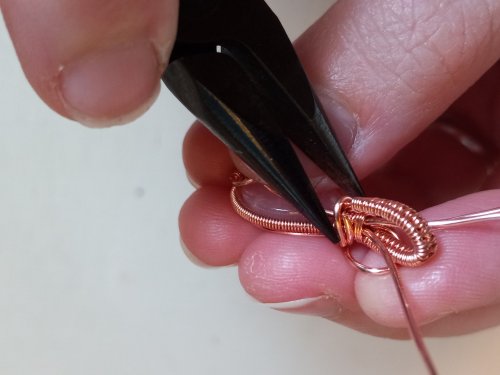 Elizabeth Schultz's Woven Wire Cabochon Pendant - , Wire Weaving, Weaving, Wire Weaving, Weaving Wire, woven wire cabochon pendant