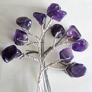 Albina Manning's Tree Pin with Gem Chips - , Contemporary Wire Jewelry, Wire Wrapping, Wrapping, Wire Wrapping Jewelry, Making another part.