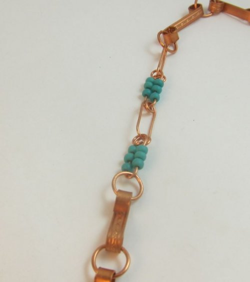 Karen Meador, Ph.D.'s Link-it Necklace - , Contemporary Wire Jewelry, Making Chain, Chain Making , attach to other links