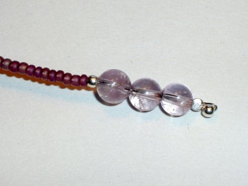 Abby Hook's Lavender Lariat Necklace - , Findings & Components, Toggles & Clasps, Earwire & Headpin, Coiling, Coiling Wire, Wire Coiling, Beads, crimp