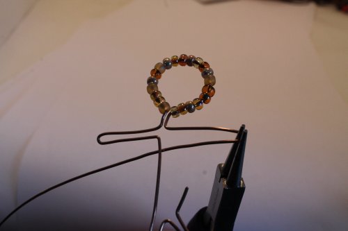 Judy Freyer Thompson's Wire Stick People - , Contemporary Wire Jewelry, Wire Wrapping, Wrapping, Wire Wrapping Jewelry, , make an arm