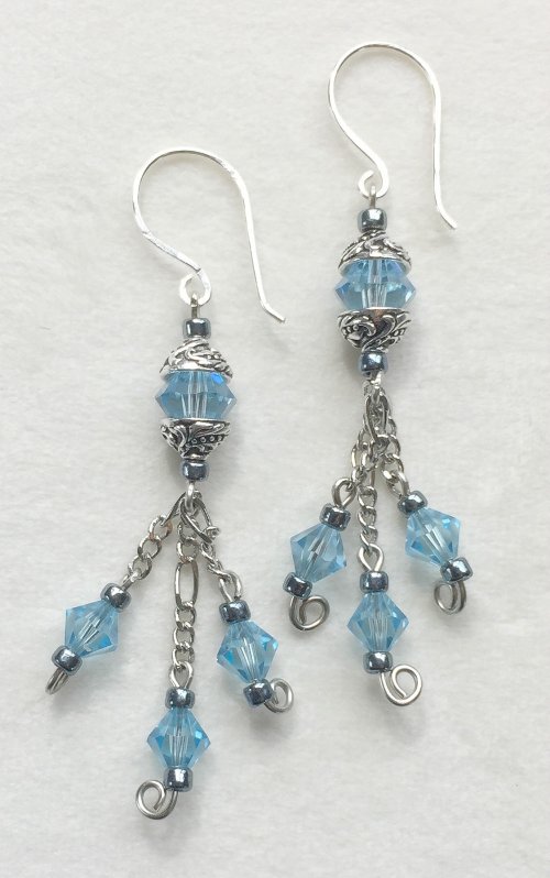 Kristal Wick's Seabreeze Earrings | Contemporary Wire Jewelry