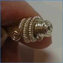 Coiled Wire End Cap Tutorial / The Beading Gem