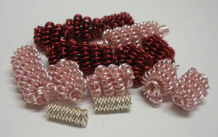 Judy Larson's How to Make a Wire Coil and Bead - , Findings & Components, Toggles & Clasps, Earwire & Headpin, Coiling, Coiling Wire, Wire Coiling, Findings, Clasps, Components, Wire Wrapping, Wrapping, Wire Wrapping Jewelry, Coil beads