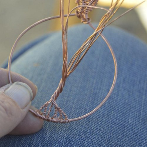 Deborah Kelly's Tree of Life Pendant - , Contemporary Wire Jewelry, Weaving, Wire Weaving, Weaving Wire, , tree of life