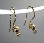 Beaded Ear Wires with a Twist