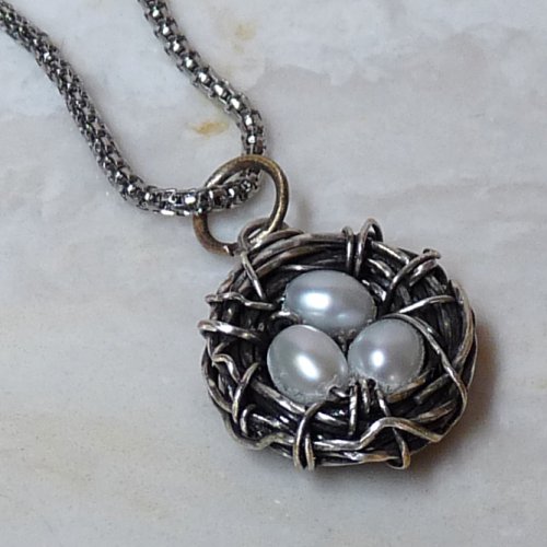 Messy hot sale nest necklace