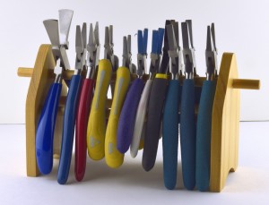 Marilyn Gardiner's Keeping Your Pliers Handy - , Store Wire Jewelry, Tools, , Pliers stand