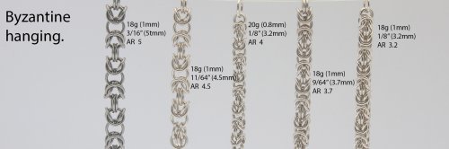 Aspect Ratio for Byzantine Weave | Chain Maille Jewelry