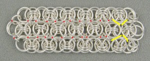 Marilyn Gardiner's A Chainmail Bracelet Start Narrow, Make it Wide - , Chain Maille Jewelry, Making Chain, Chain Making , Chain Maille bracelet