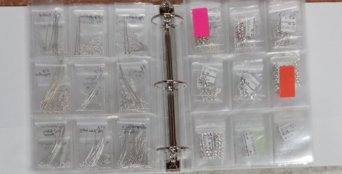 Judy Larson's Why Use a Binder to Store Embellishments - , Store Wire Jewelry, , storage