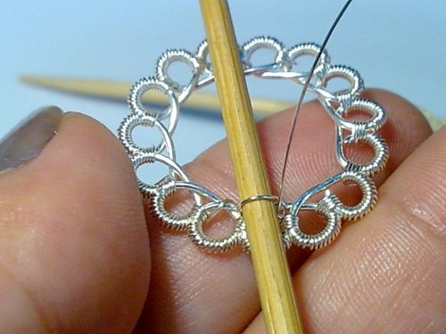 delilah's Create Beautiful Wire Crochet with No Special Tools - , Wire Weaving, Weaving, Wire Weaving, Weaving Wire, Wire Crochet