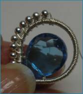 Beaded Briolette Pendant