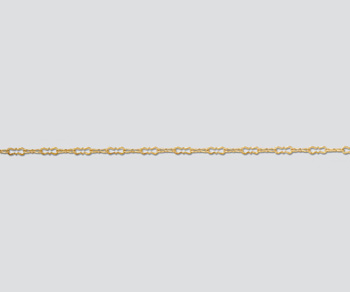 Gold Filled Krinkle Chain 5.4x1.6mm - 10 Feet