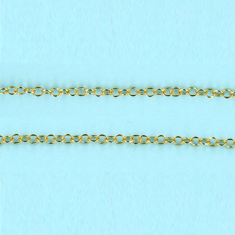 1.62mm x 2.1mm 14/20 Gold Filled Chain Cable chain - 10FT