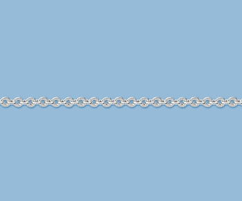 Sterling Silver Corrugated Cable Chain 2.1mm - 10 Feet