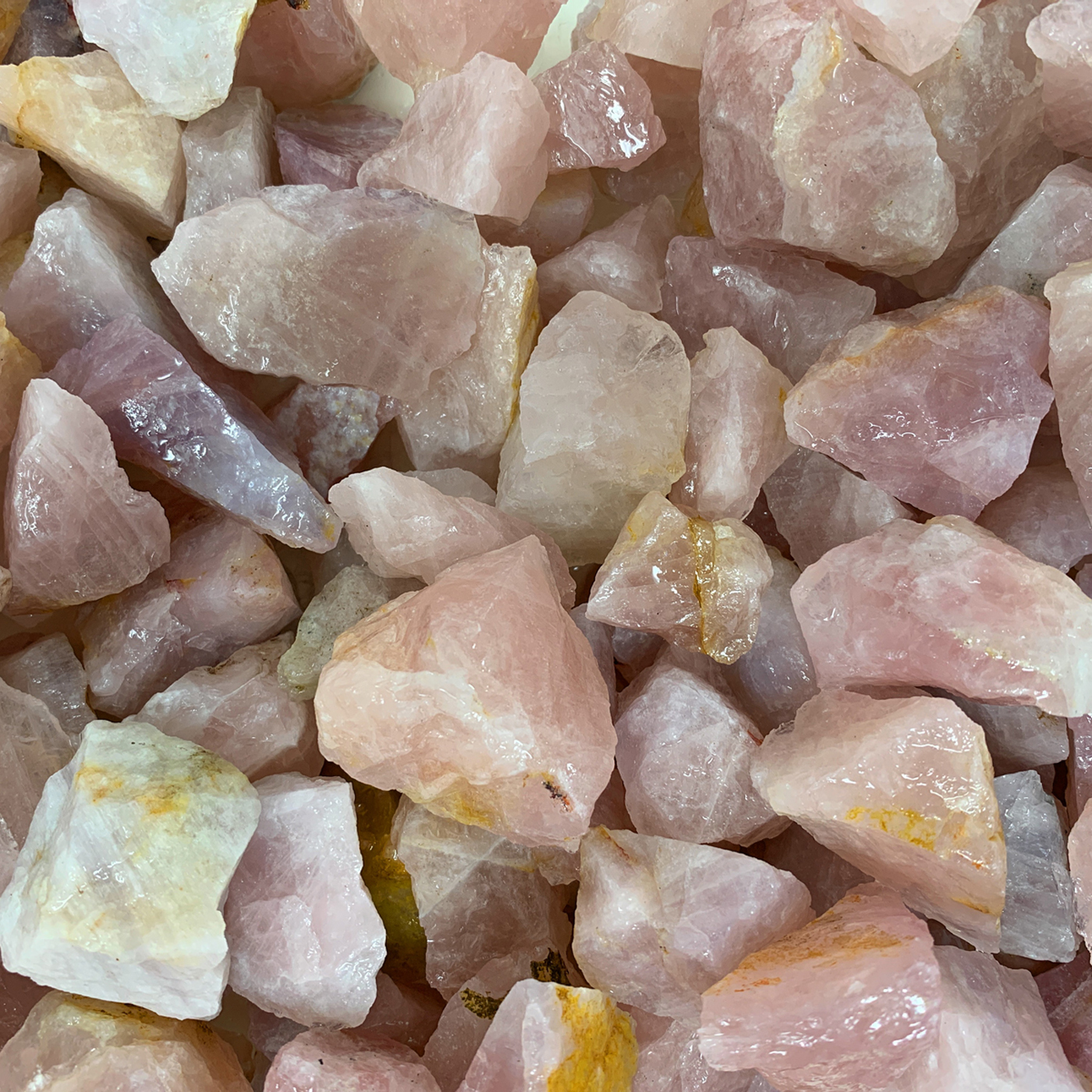 high quality big natural rose quartz
