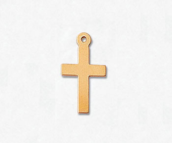 Gold Filled Charm Cross 14x8mm - Pack of 1