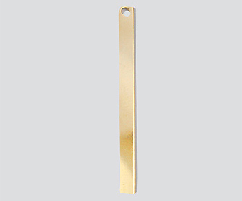 Gold Filled Charm Rectangular 3x40mm - Pack of 1