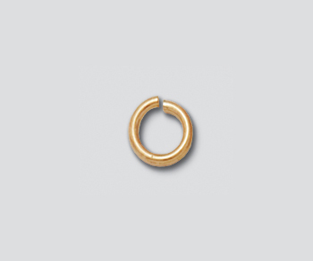 Gold Filled Jump Rings Open (.040) 18ga. (OD) 6mm Heavy (ID) 4.02mm - Pack  of 10: Wire Jewelry, Wire Wrap Tutorials