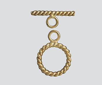 Gold Filled Toggle Clasp Twist 9mm - Pack of 1