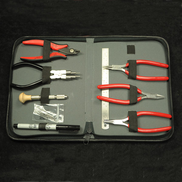 deluxe wire wrapping tool kit—5 tools and 60 feet of wire! Start
