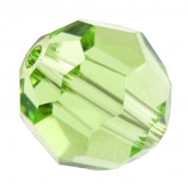 8mm Peridot 5000 Round Swarovski Crystal Beads - Pack of 6