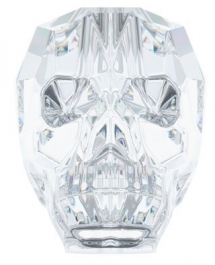 13mm Crystal Swarovski Skull Bead  - Pack of 1