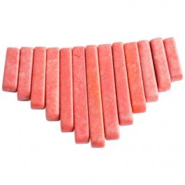 13 Piece Synthetic Coral Collar Set