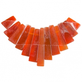 13 Piece Carnelian Collar Set