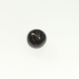 Art Nouveau Round Black, Size 12mm