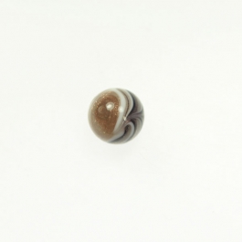 Art Nouveau Round White, Size 12mm