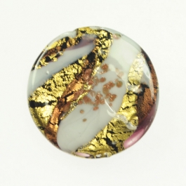 Large Abstract Disc Amethyst,White, Yellow Gold, Aventurina, Size 35mm