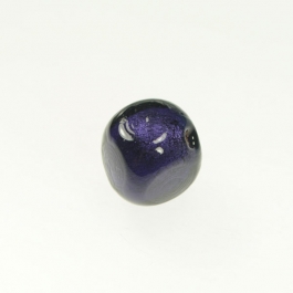 Foil Nugget Purple/White Gold, Size 16mm