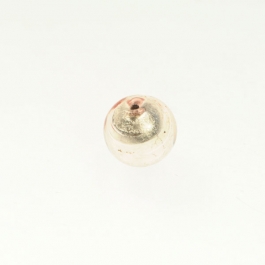 10mm Foil Round Champagne/White Gold, Size 10mm