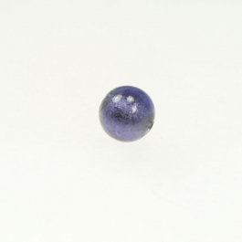 8mm Foil Round Purple/White Gold, Size 8mm