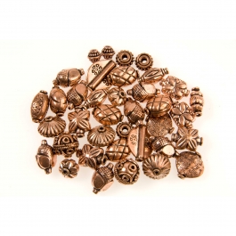 Copper Bali Bead Assortment - 2 Ounce Bag